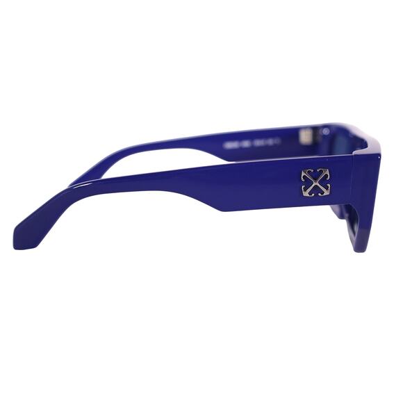 Off-White Rectangle Vancouver Sunglasses - Blue / Blue - NWT - Picture 5 of 9